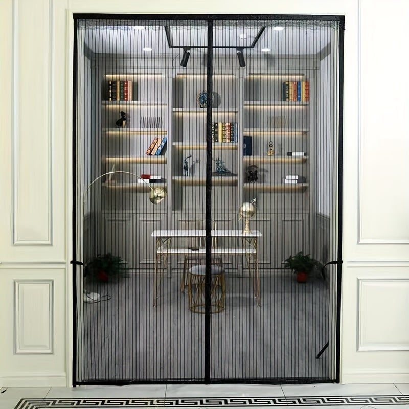 pièceMoustiquaire porte fenetre, Moustiquaire Porte à Fermeture Aimantée,Rideau de Porte Anti Mouche, rideau de séparation de cuisine et de chambre - 4