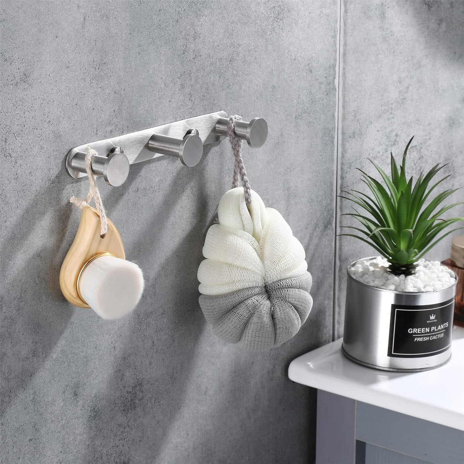 Alise Toalleros Dobles De Baño, Toalleros Para Baño, Soporte De Pared Para Toallas De Acero Inoxidable Sus304 Resistente Toallero Niquel