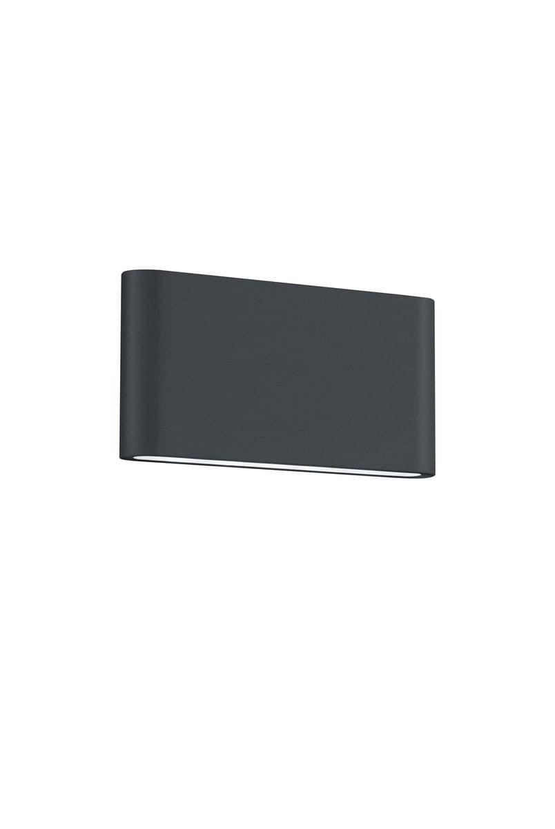 Kinkiet zewnętrzny nowoczesny THAMES II LED 5W Ciepła biel 400lm antracyt wym:9x17,5x17,5cm IP54 Trio