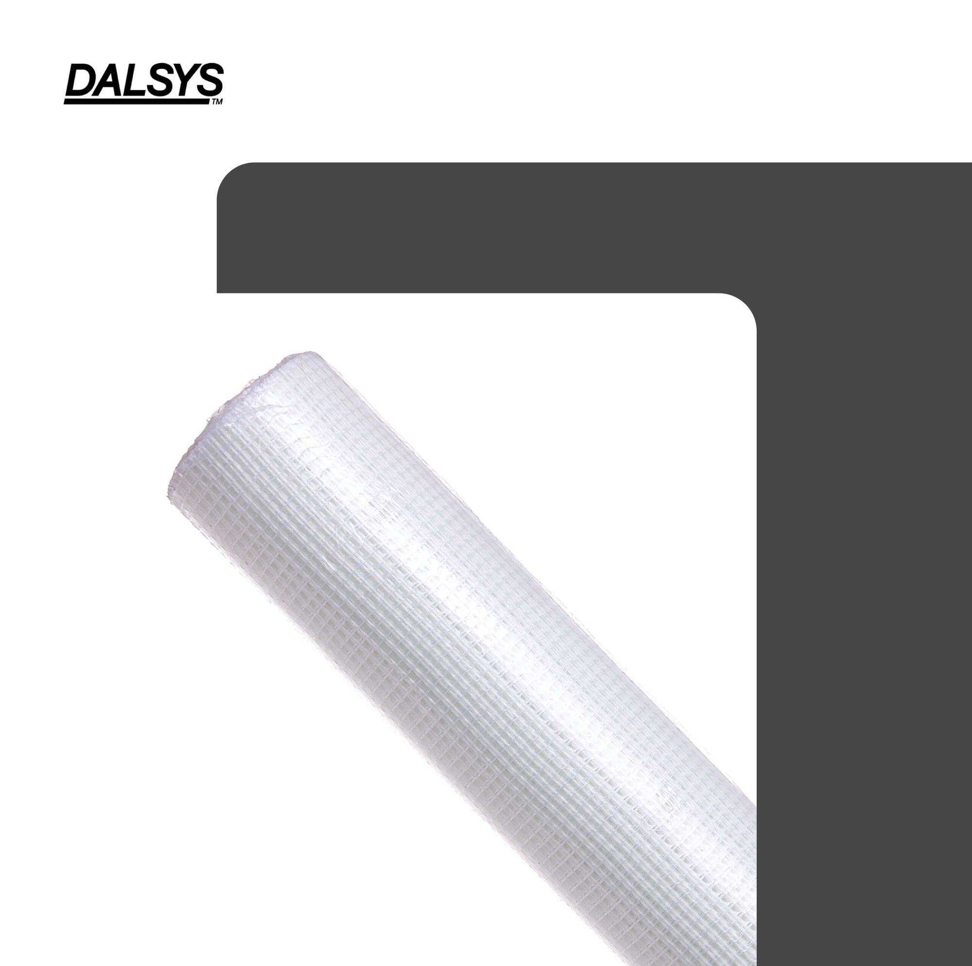 Treillis d'armature en fibre de verre 75 g/m² 5x5 mm 10 m² (10x1 m) pour enduit intérieur et isolation, Dalsys - 4