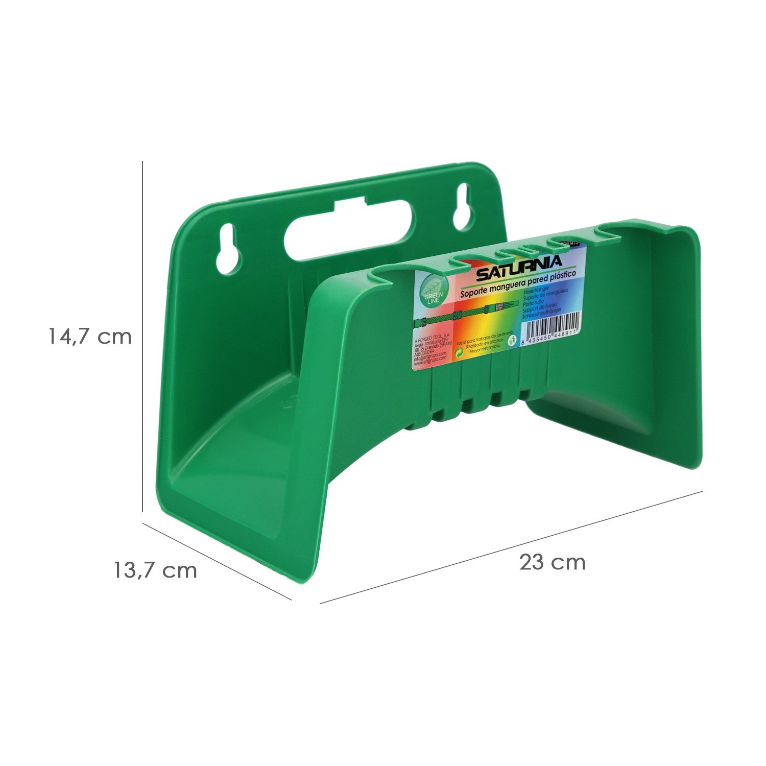 Support tuyau d\'arrosage mural en plastique Papillon - 2