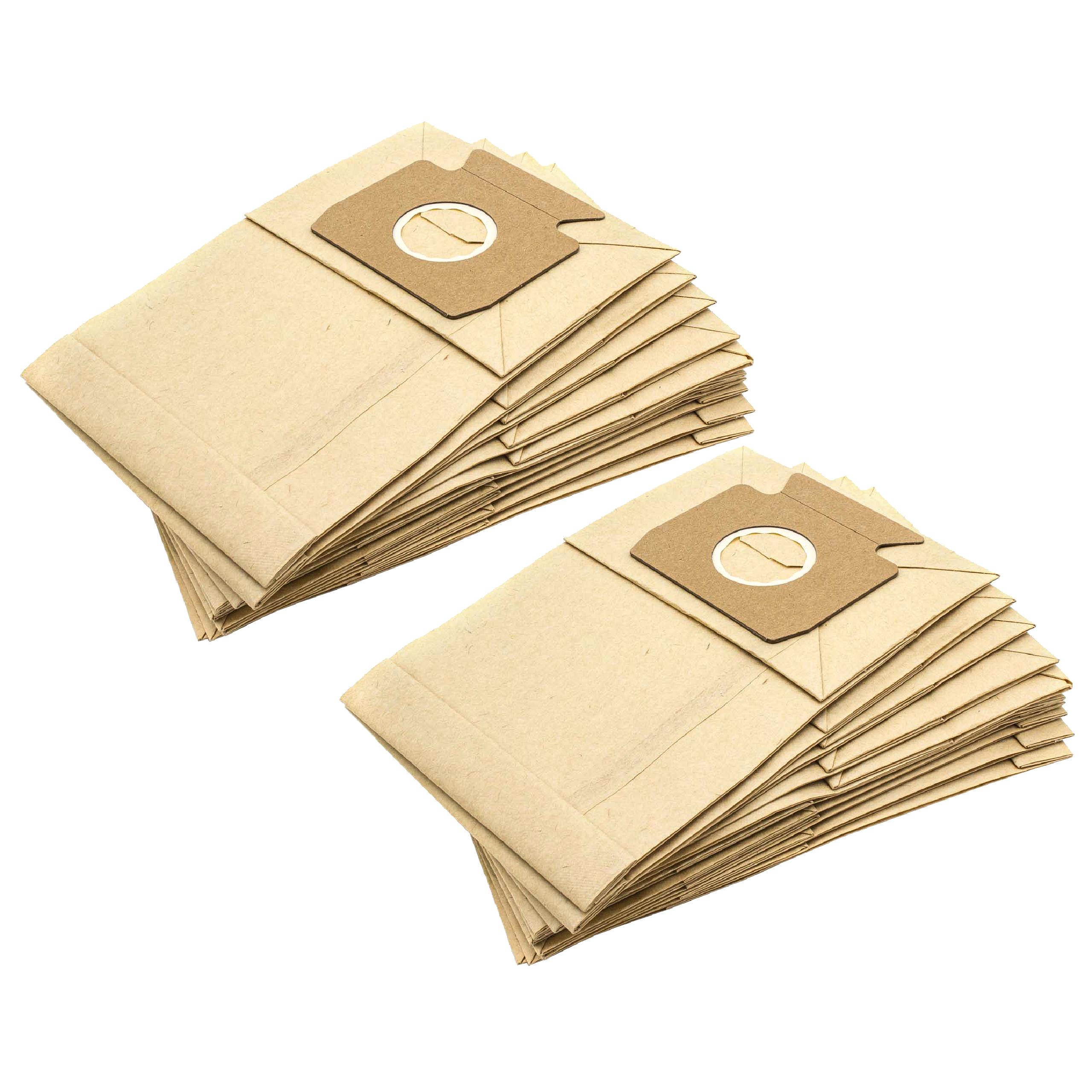 Vhbw 20x Sacchetto Sostituisce Miele L, 5852650 Per Aspirapolvere Microfibra 28cm X 20cm Bianco 82615738