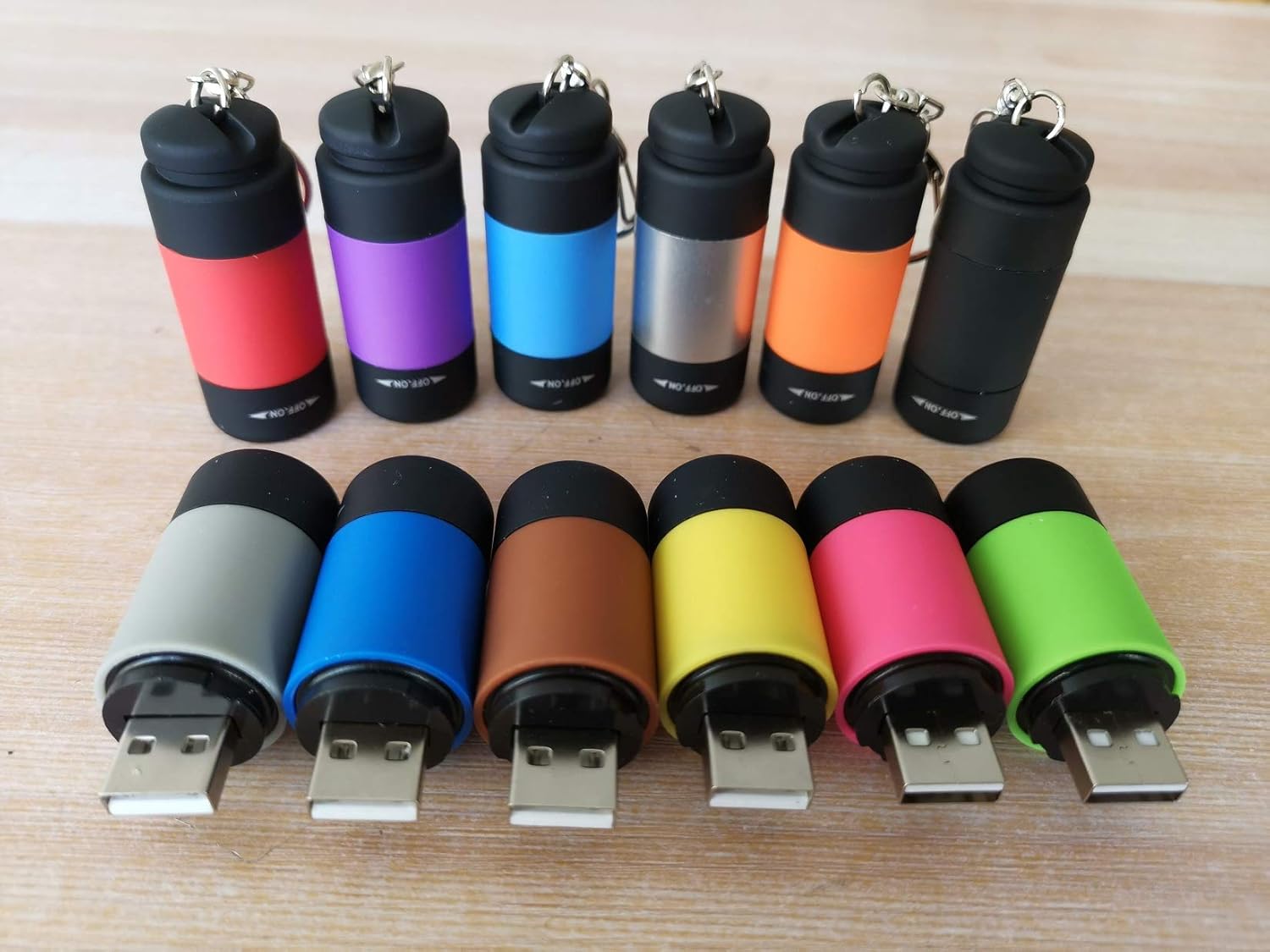 Lot De 2 Petites Lampes De Poche Solaires Puissantes Et Portables À Led