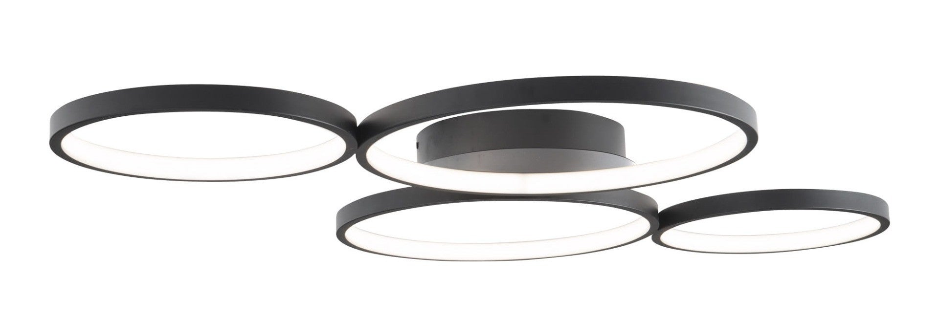 Lampa wisząca VELVET LED 67W Ciepła biel 4020lm czarna wym: 6 x 95 x 65 cm Maxlight