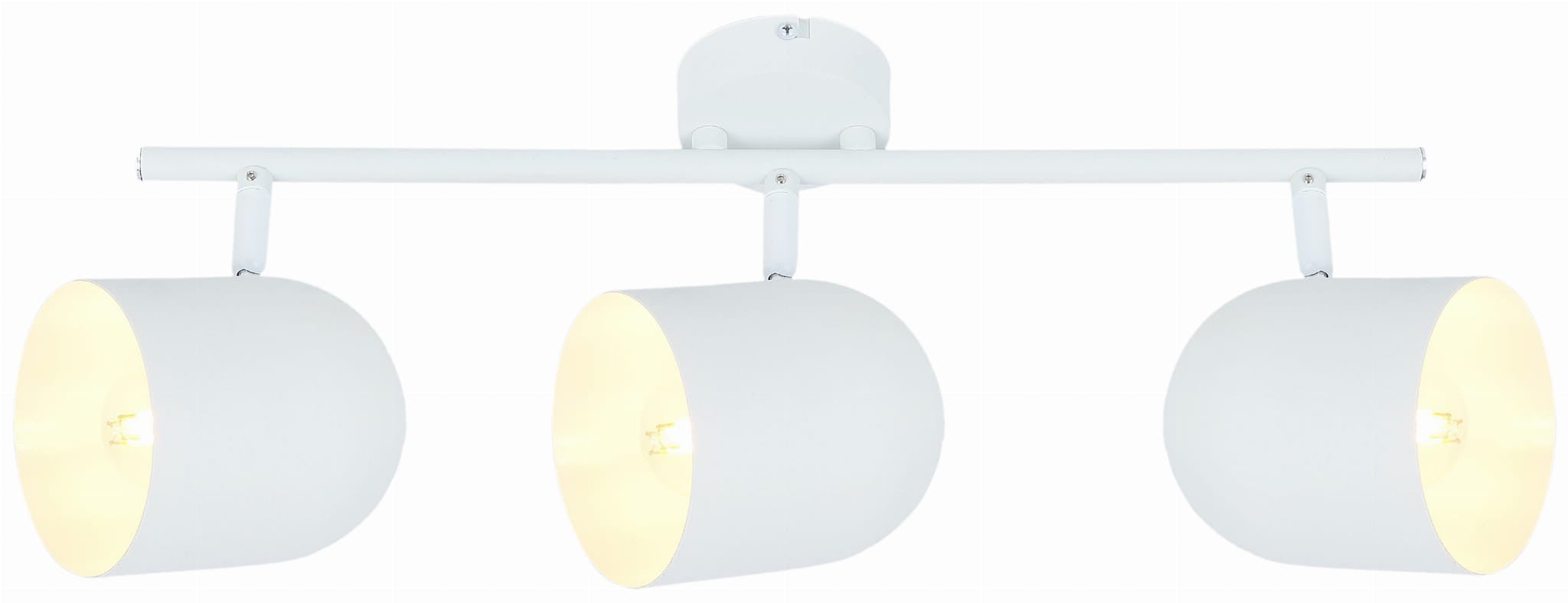 Reflektor sufitowy spot natynkowy Azuro listwa biały 3xE27x40W wym: 55 x 10 cm metal Candellux
