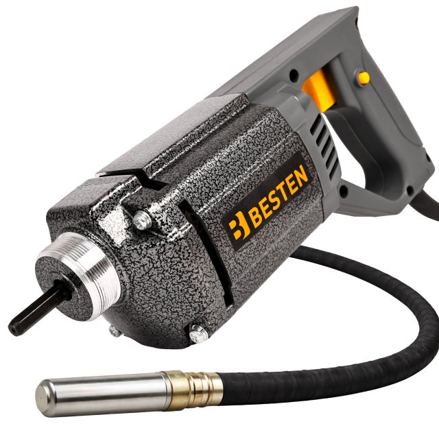 Zagęszczarka do betonu BESTEN BE0002856 1300W 230V - buława 2 m 35 mm, 5000 obr./min