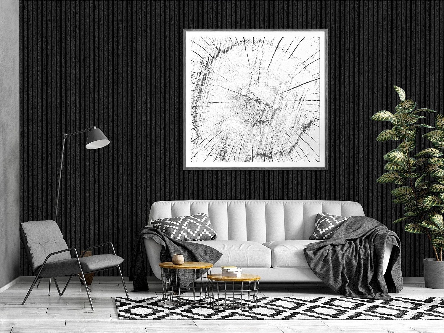 Panel ścienny akustyczny - Antracytowy - Opakowanie 3,12 m² - Zestaw 2 sztuk - PENCIA