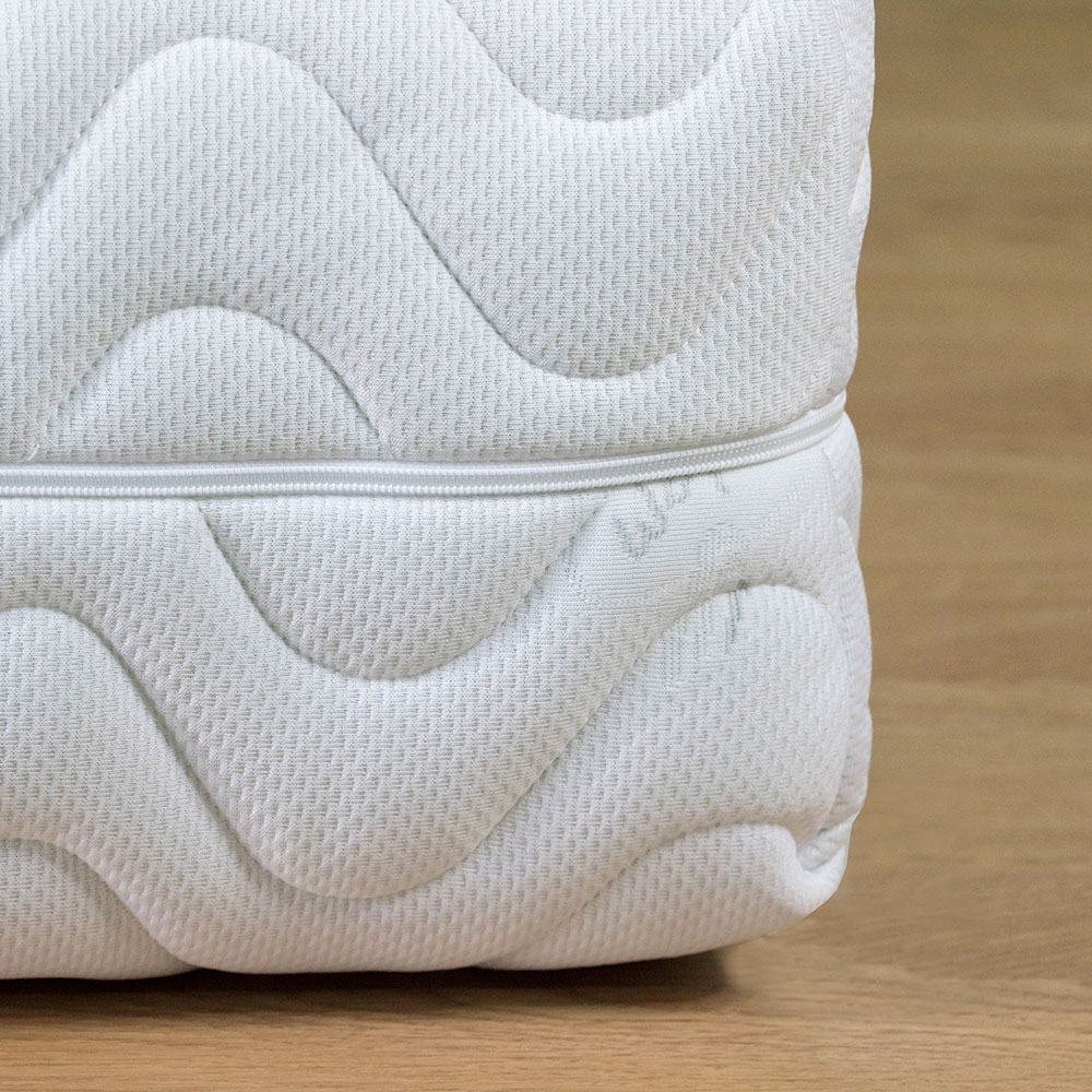 Materasso in memory foam Portogallo, singolo 80x190 alto 24cm, sfoderabile con fibra d'argento e lato estate/inverno - Comprarredo - 5