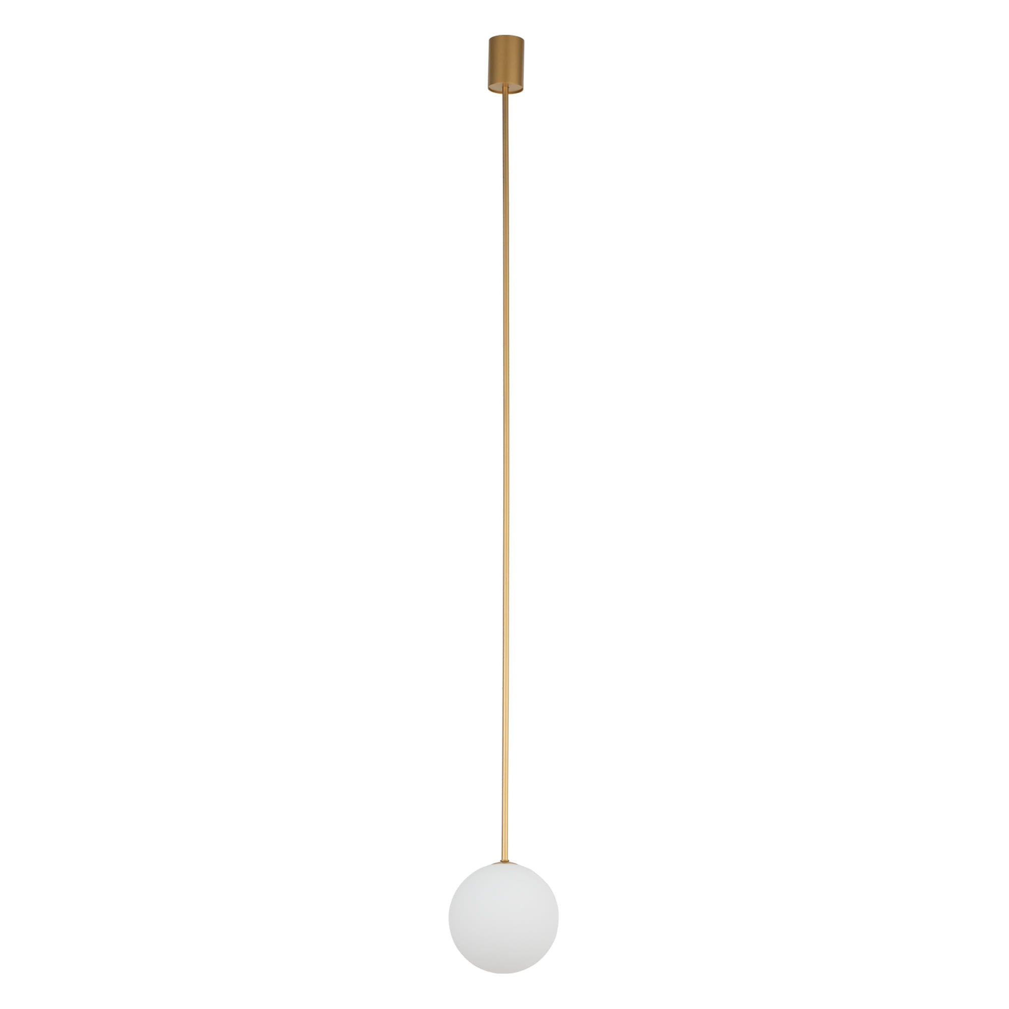 Lampa sufitowa wisząca Kier satynowy złoto-biała 1xG9x12W wym: 140 x 16 x 16 cm metal Nowodvorski Lighting