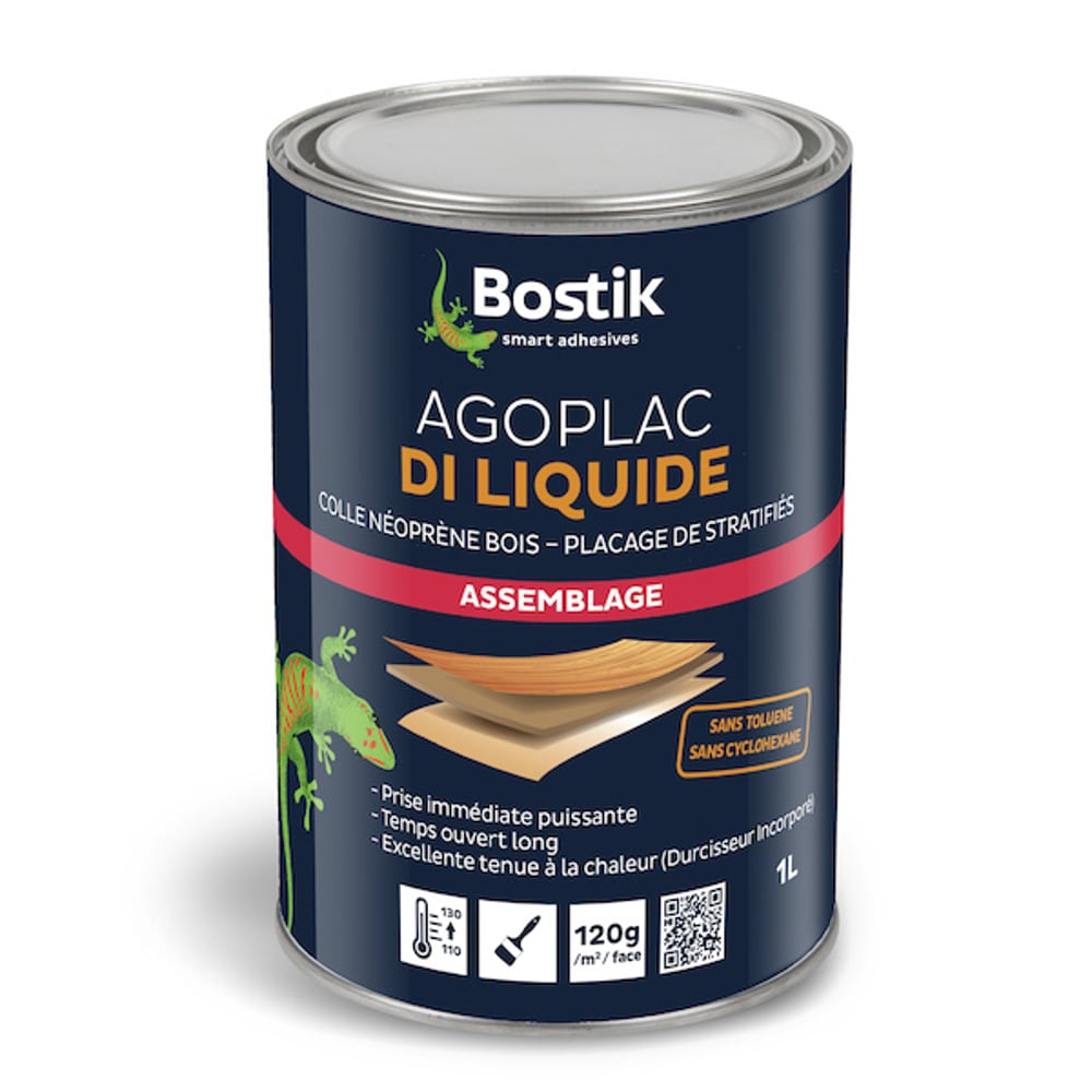 Colle Agoplac Di BOSTIK - liquide 1L - 30604787 - 3