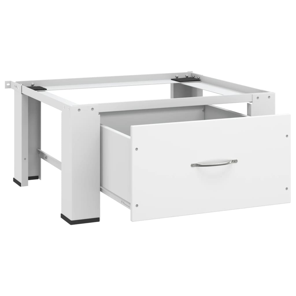 Socle Réglable Pour Lave-linge Et Sèche-linge NIUXX - Jusqu'à 400 Kg, Tiroir Pratique, Hauteur 23,9 Cm, Ajustable De 63 à 69 Cm - 3