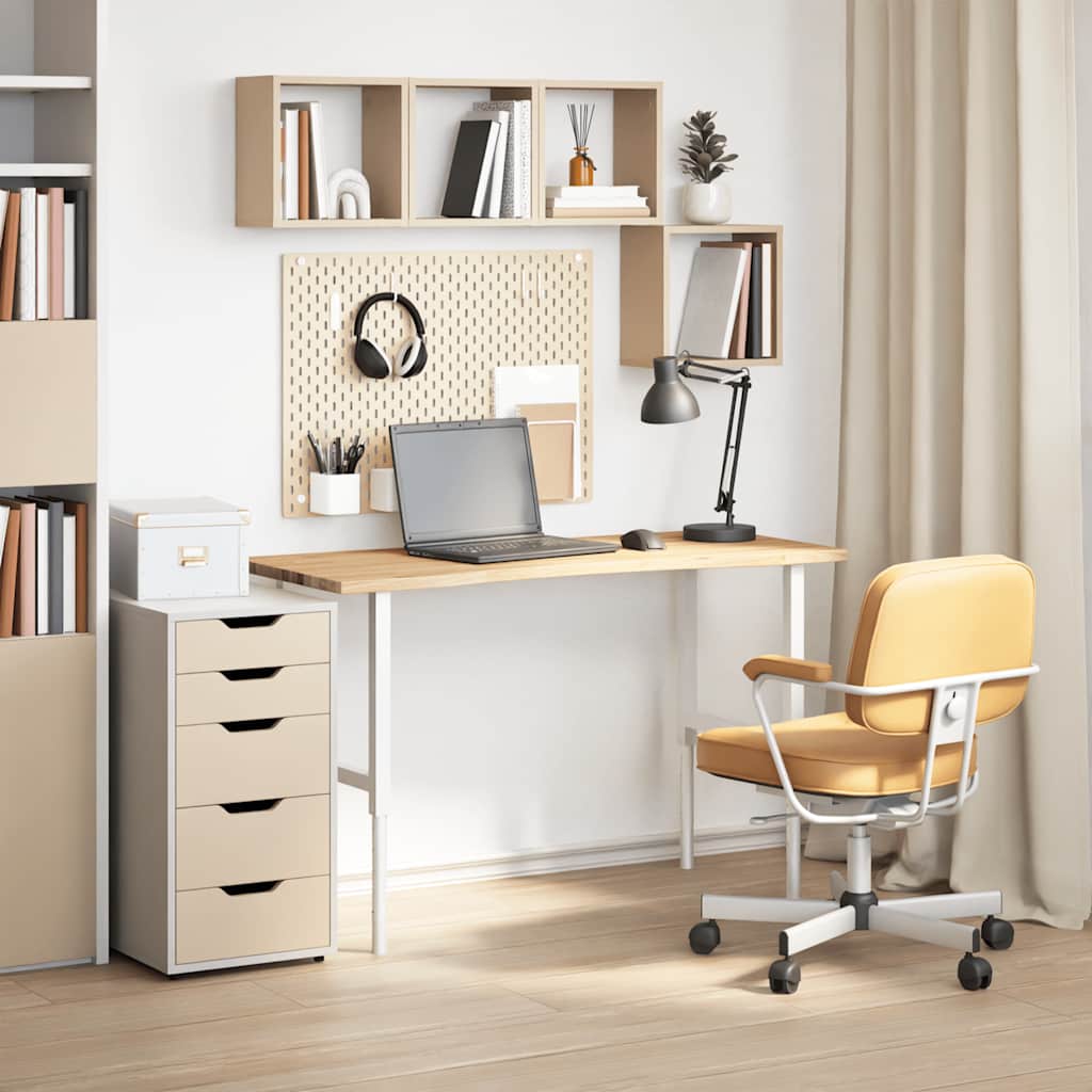 Dessus de bureau non traité, rectangulaire, en bois massif de chêne - 3