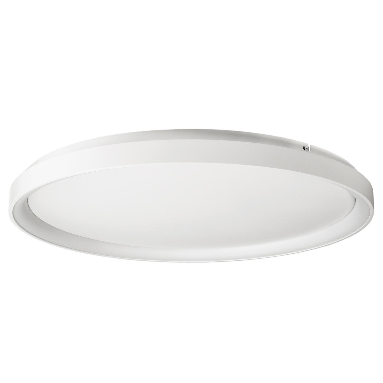 Merope 800 Moderne Rond LED CCT Plafonnier 60W 3000K 4000K ściemnialny Plafleur Applique Cuisine Salon Bureau 230V 80cm COLEUR BLANC