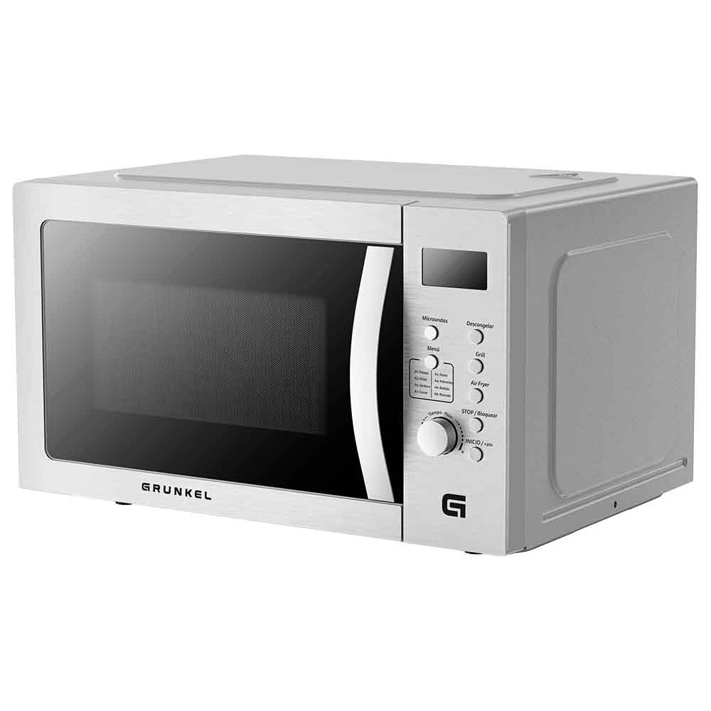 Micro-ondes Grunkel MW-28AIRFRYER 28L 3 En 1 - Four Airfryer Grill 2200W - 8 Programmes 5 Niveaux Puissance Acier Inox - 4
