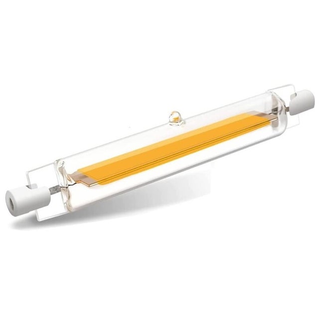 Ampoule LED R7S 78mm /10W/6000K/1000LM, équivalente à une ampoule halogène 100W, angle de faisceau large 360° dimmable, sans scintillement