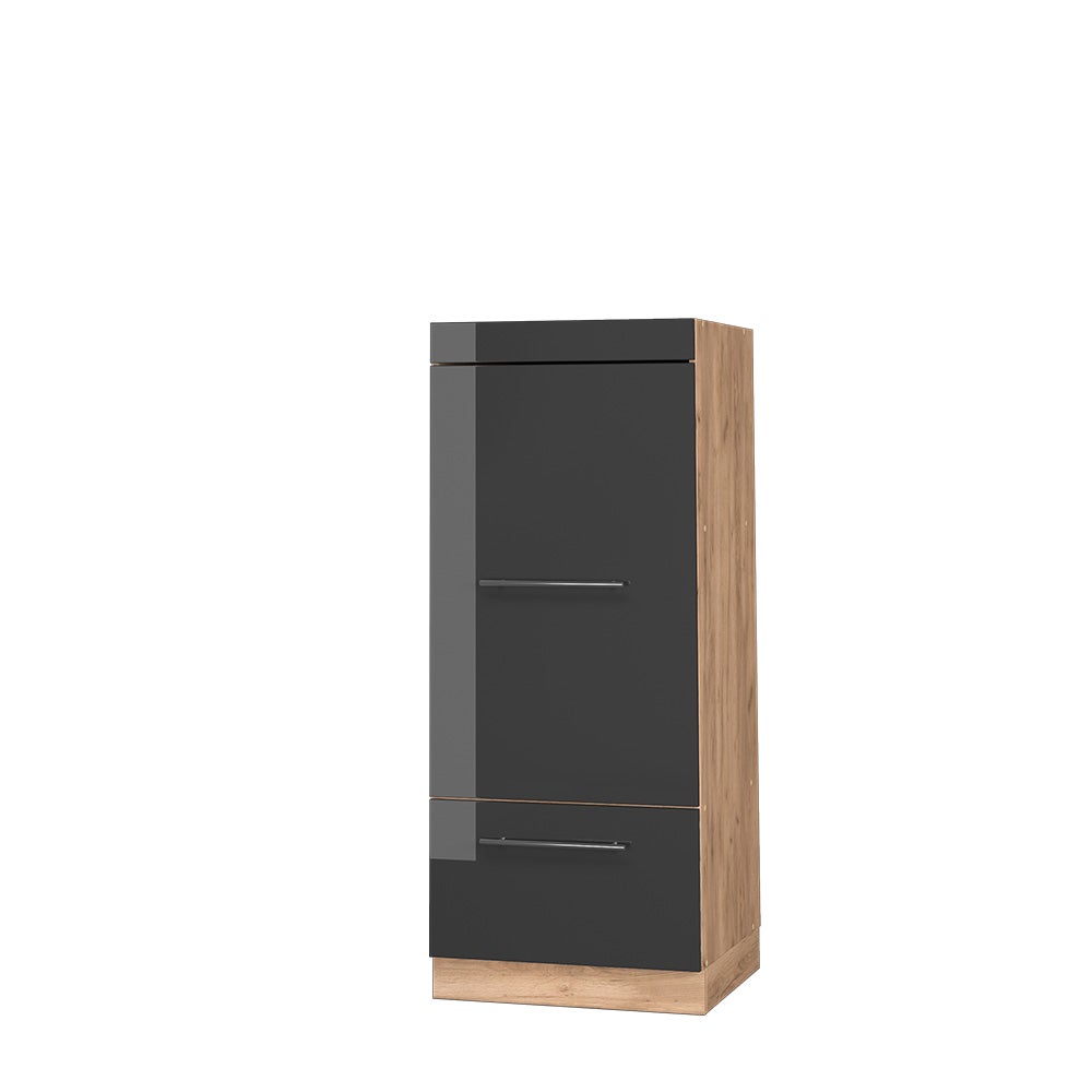 Vicco Szafka do mikrofalówki Fame-Line, Antracyt wysoki połysk, 60 cm