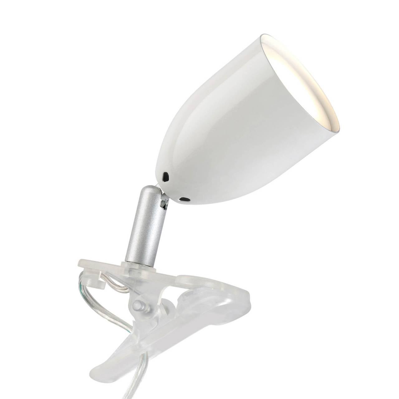 Lampa klips Brilliant Leo LED nowoczesny design ramię regulowane