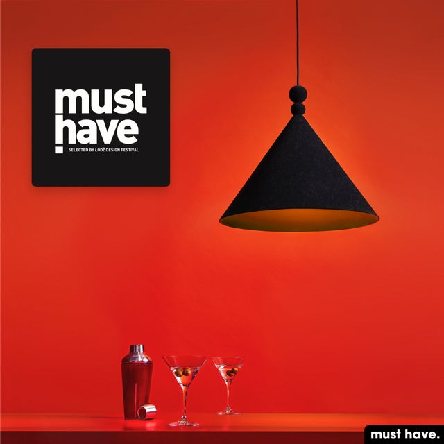 Lampe de suspension en velours - KONKO VELVET | NOIR | ⌀ 30