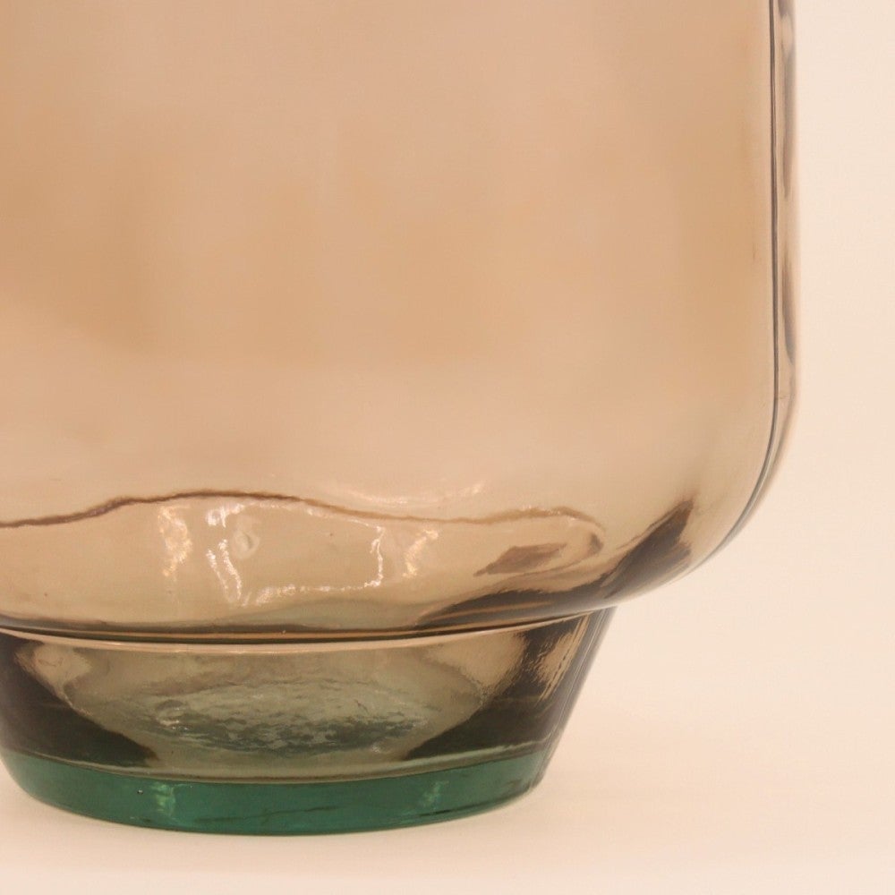 Vase dame jeanne en verre marron 60cm - Ornami - 4