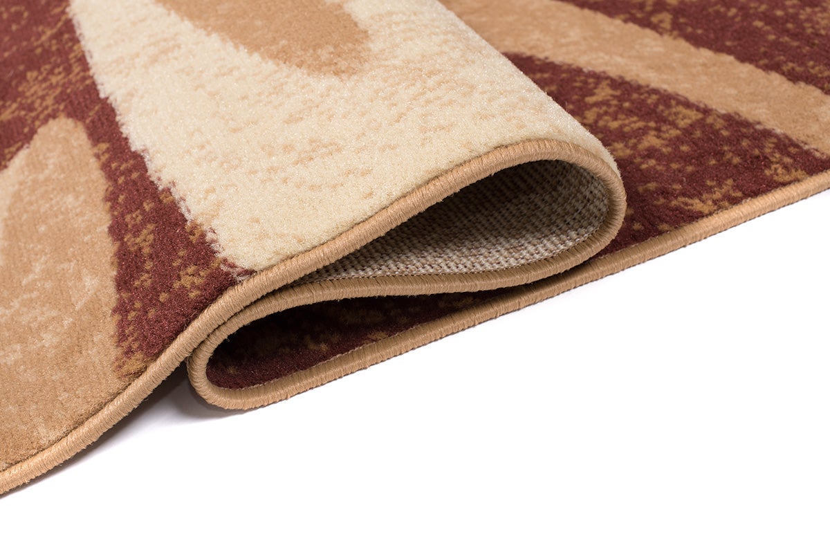 TAPISO® Tapis De Salon Chambre Moderne Fin Collection Dream | Couleur Marron Foncé Motif Abstraction Ondulée | Facile D'Entretien | Prix Economique - 5