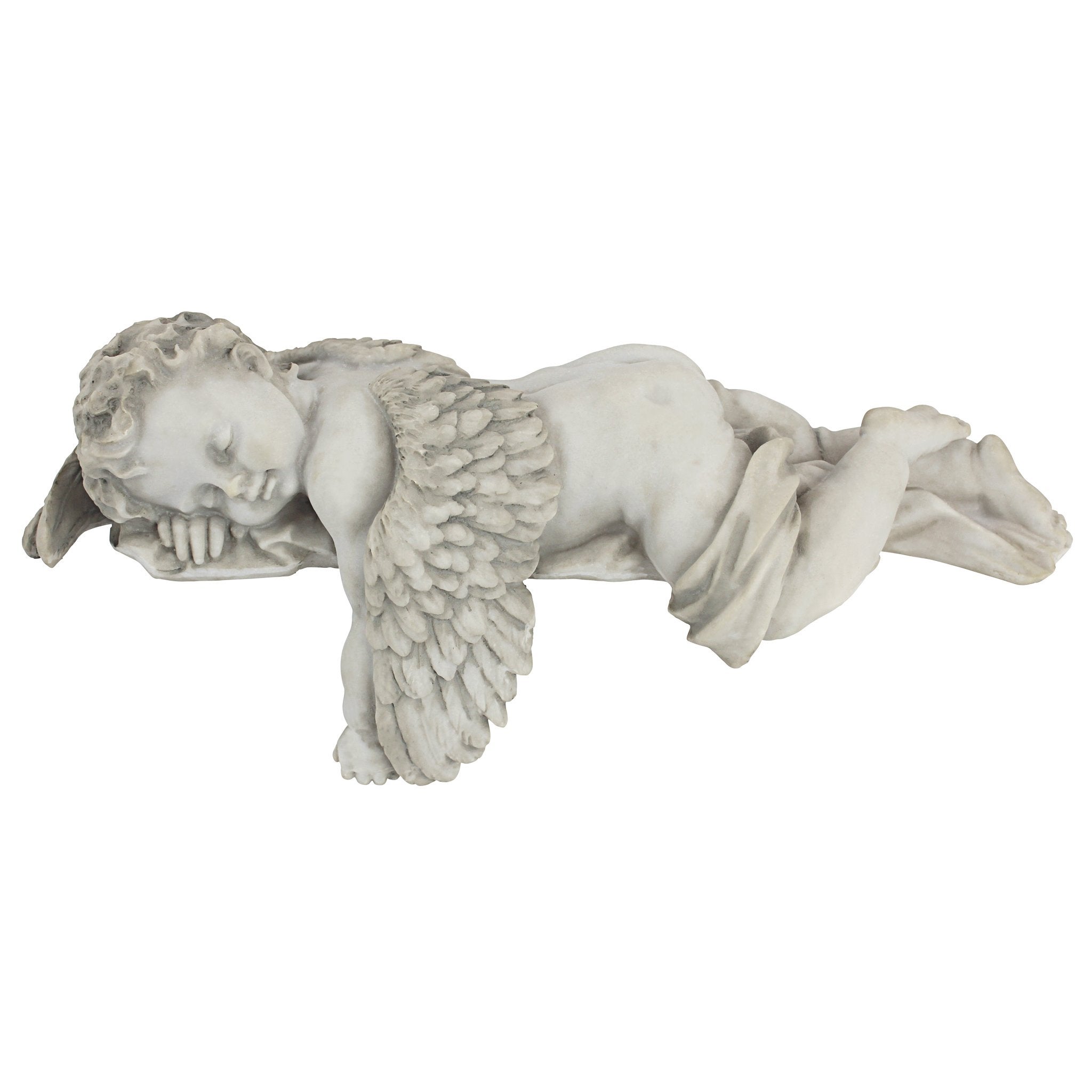 SkenoArt Quadro 3 Pannelli Con Angelo E Farfalla - Grigio E Verde, 30,5x30,5 Cm Cadauno - Decorazione Vintage Per Parete