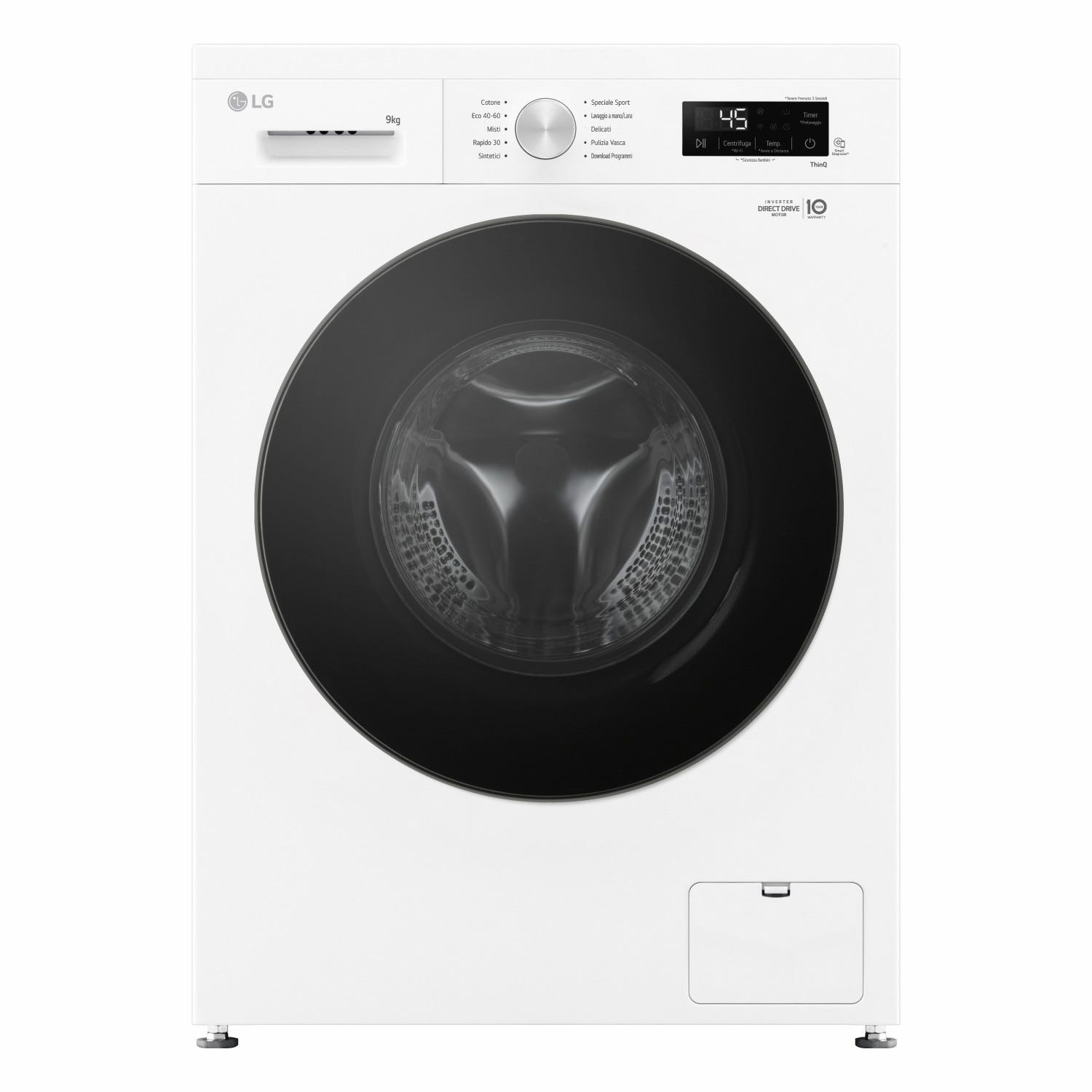 LG F4NX1009NWB machine à laver Charge avant 9 kg 1400 tr/min Blanc | Leroy Merlin LG F4NX1009NWB machine à laver Charge avant 9 kg 1400 tr/min Blanc | Leroy Merlin