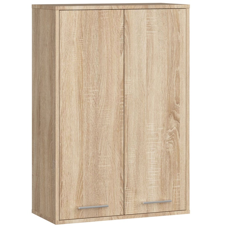 Szafka łazienkowa wisząca AKORD FIN Dąb Sonoma 64 cm 2 drzwi 64x30x94 cm
