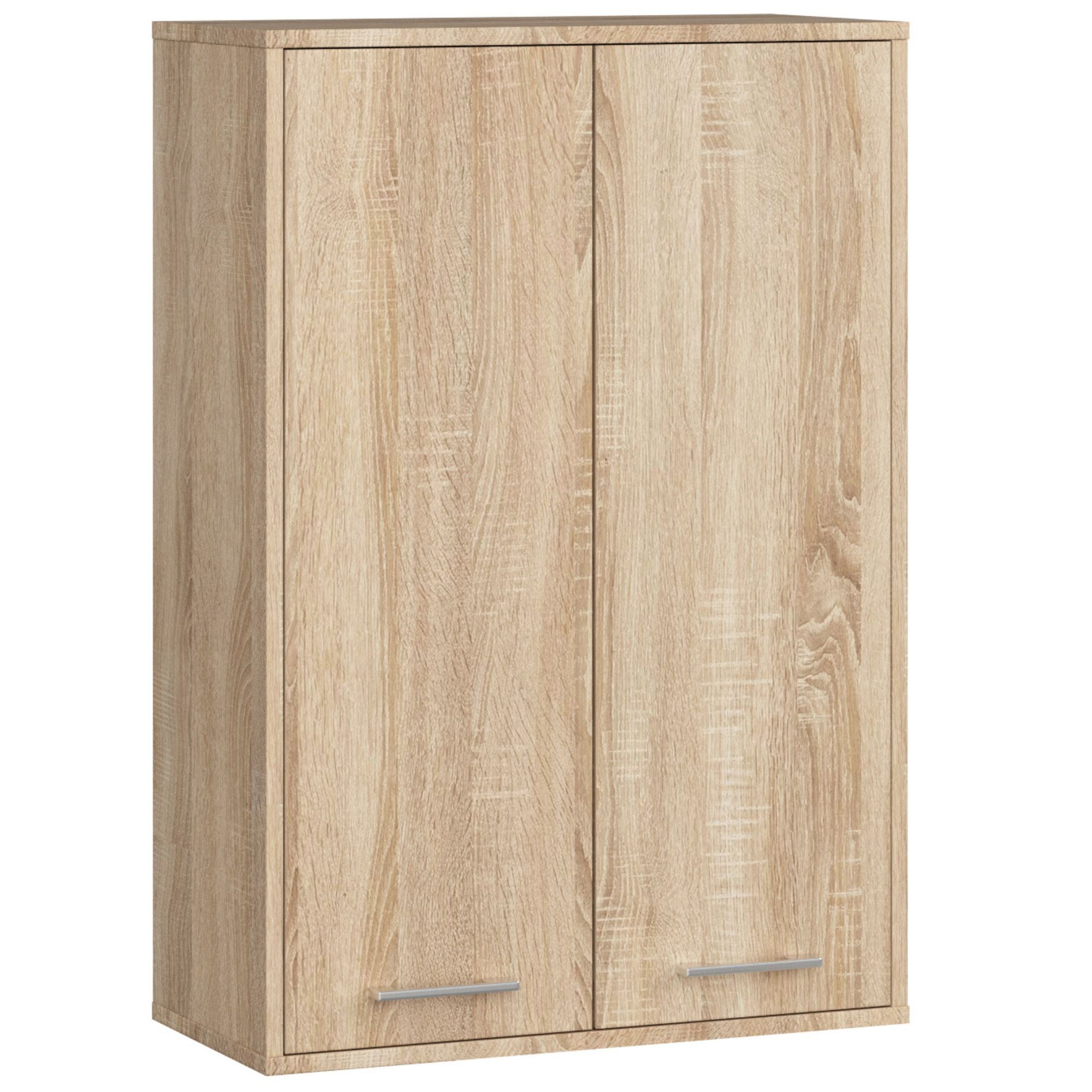 Szafka łazienkowa wisząca AKORD FIN Dąb Sonoma 64 cm 2 drzwi 64x30x94 cm