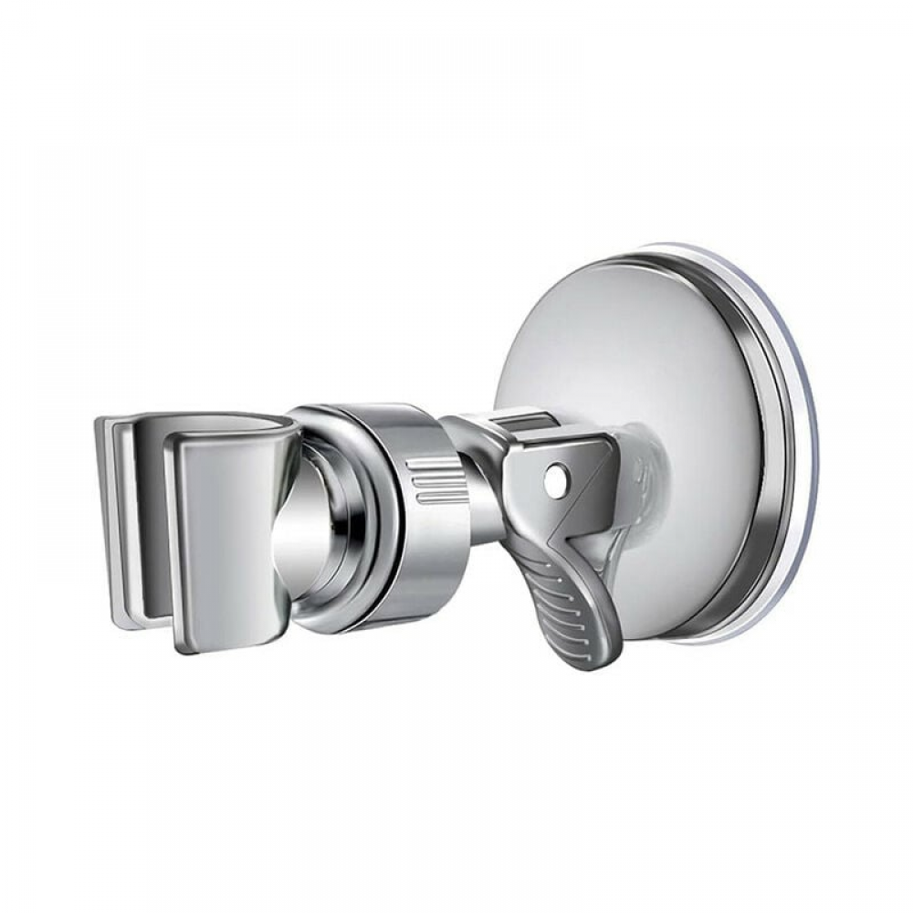 Uchwyt prysznicowy obrotowy ABS 1 sztuka 7 cm srebrny