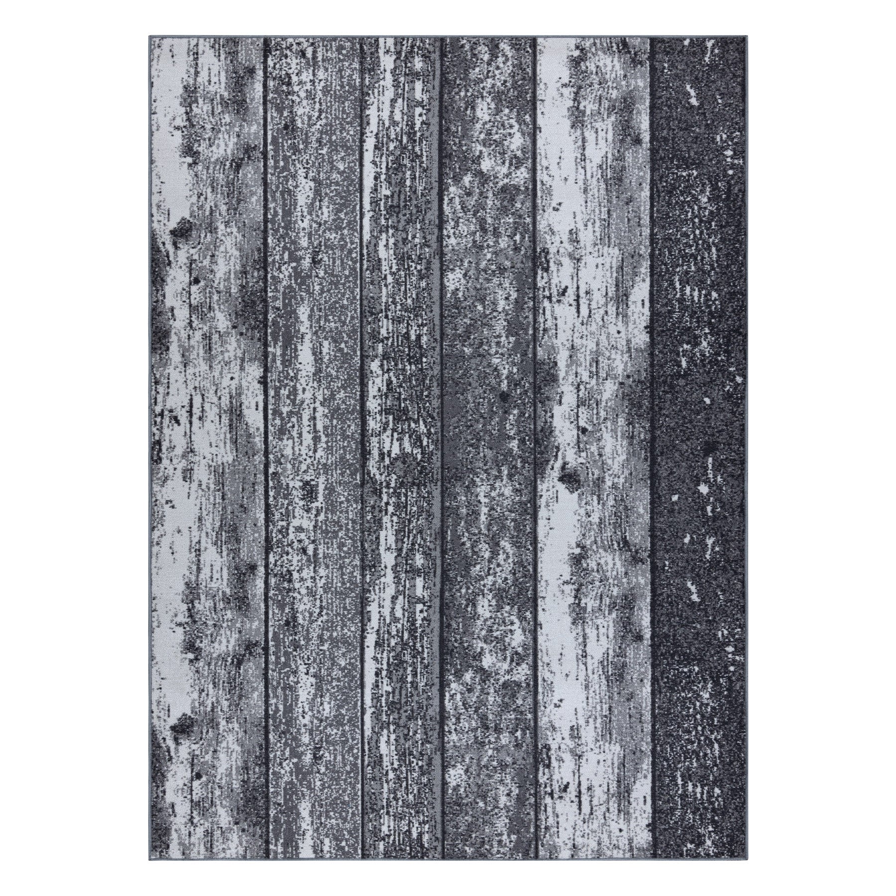 MOQUETTE antidérapant WOOD bois planche gris 200x300 cm - 2