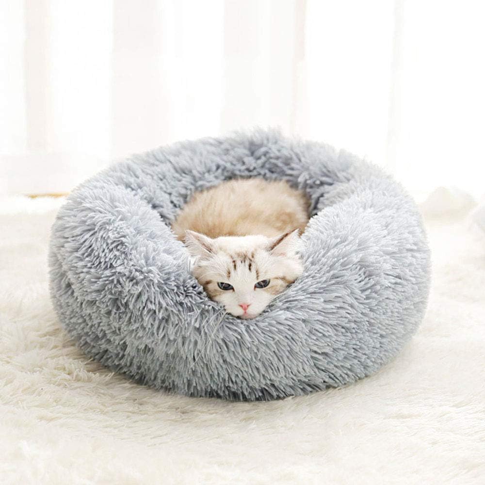 Panier Doudou Pour Chat En Forme De Grotte – Tissu Doux, Lavable, Taille M Ou L, Pour Hiver Et Intérieur - 9