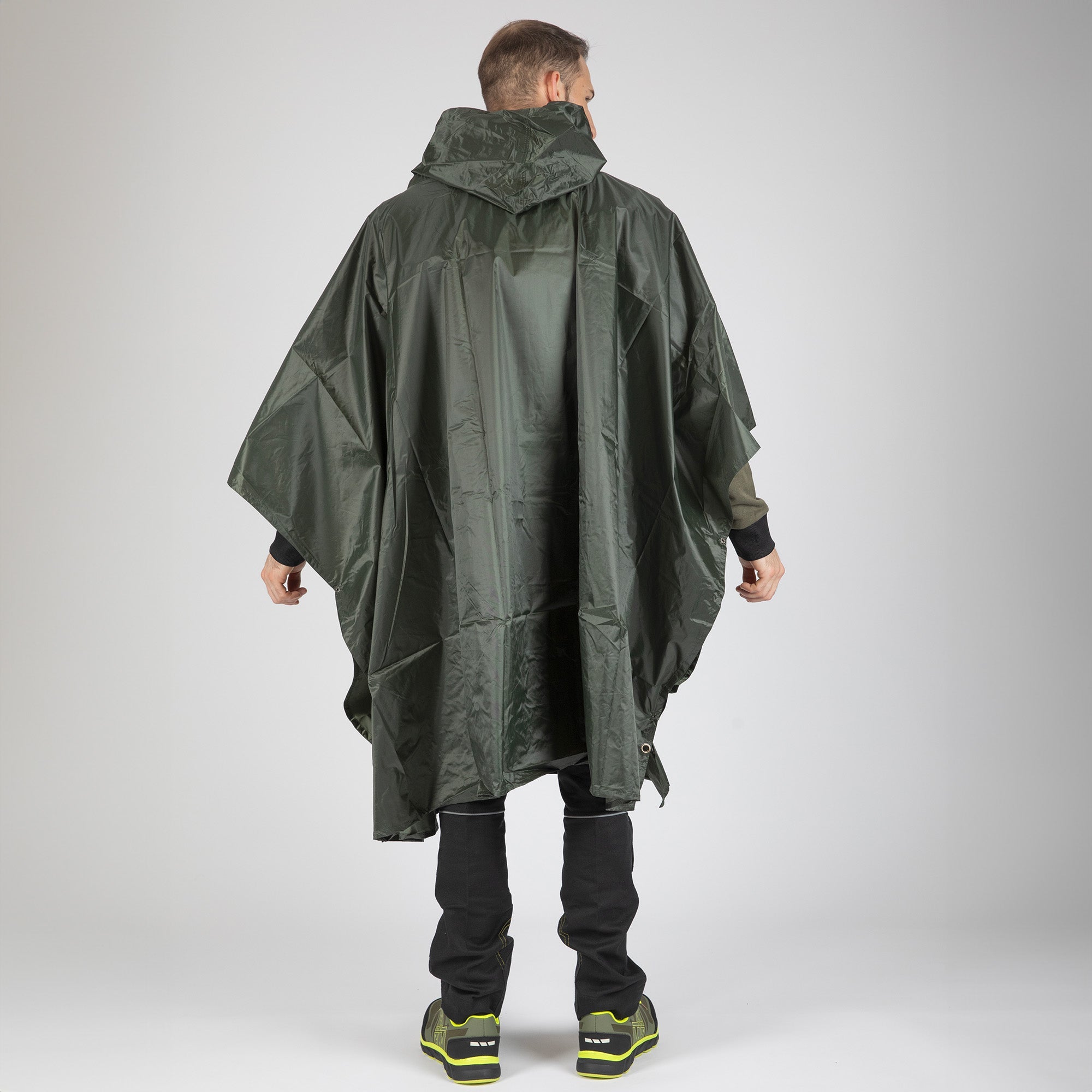 PONCHO - PONCHO DE TRAVAIL - 9255 Olive Taille Unique - 2