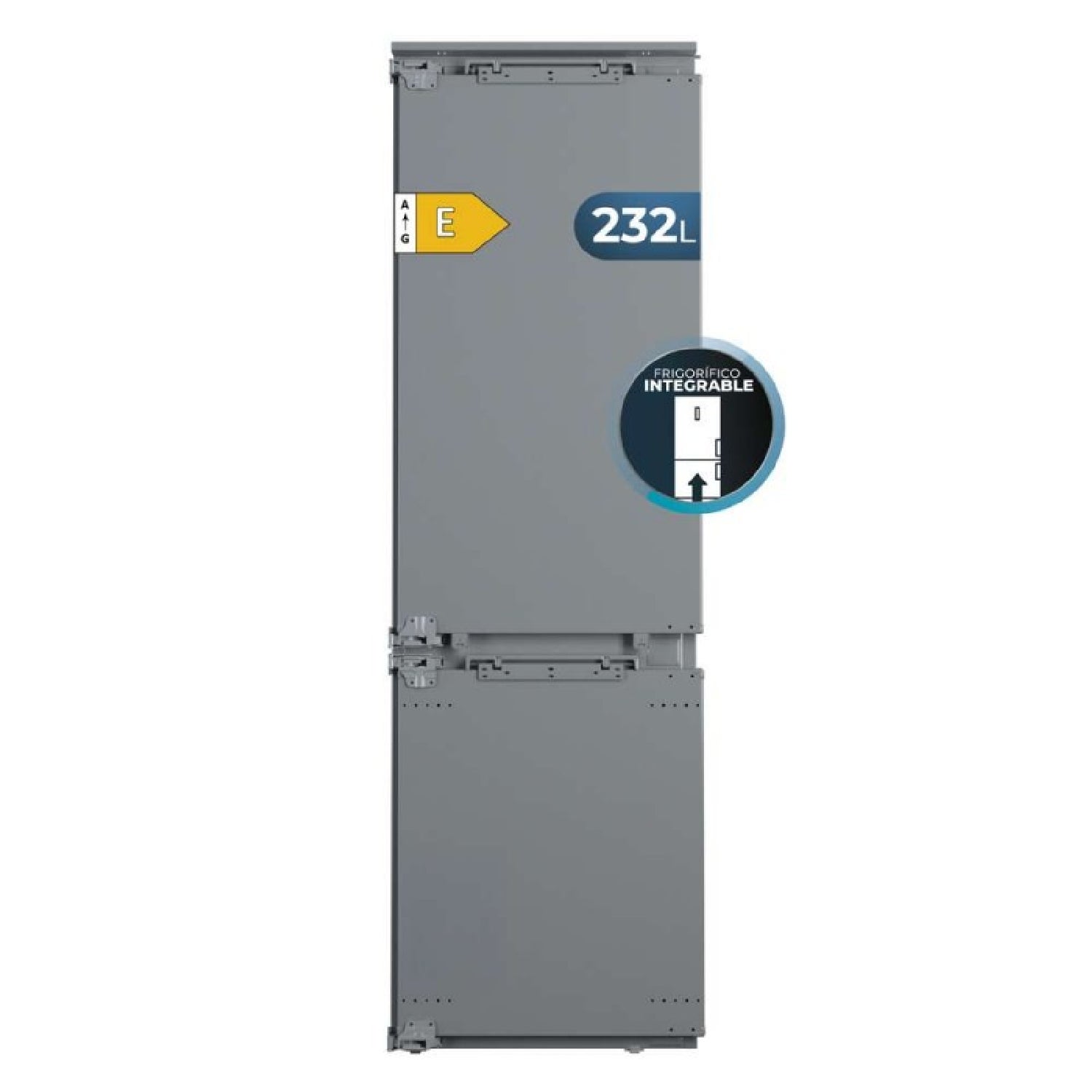 Cecotec Frigorífico Combi Integrable Bolero Coolmarket Combi Bi-D Mc 232 Grey E Gris/Carne , Leroy Merlin