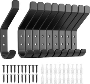 anyuan boy 10 Pezzi Ganci da Soffitto a Parete Nero Ganci di