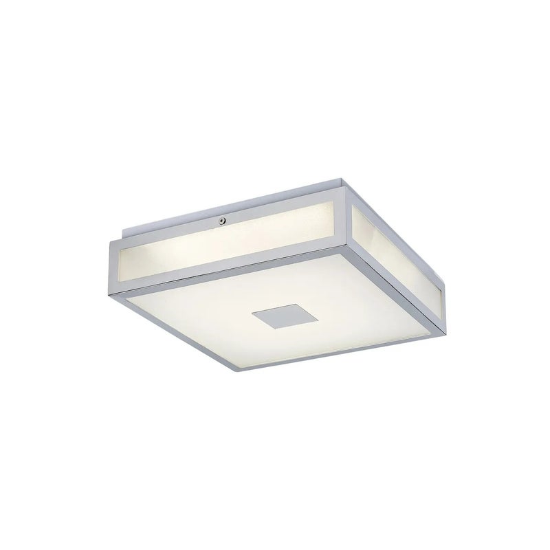 Lampa sufitowa LED ZOYA 24W Neutralna biel 1790lm szkło biała chromowana wym:9x40x40cm IP44 Rabalux
