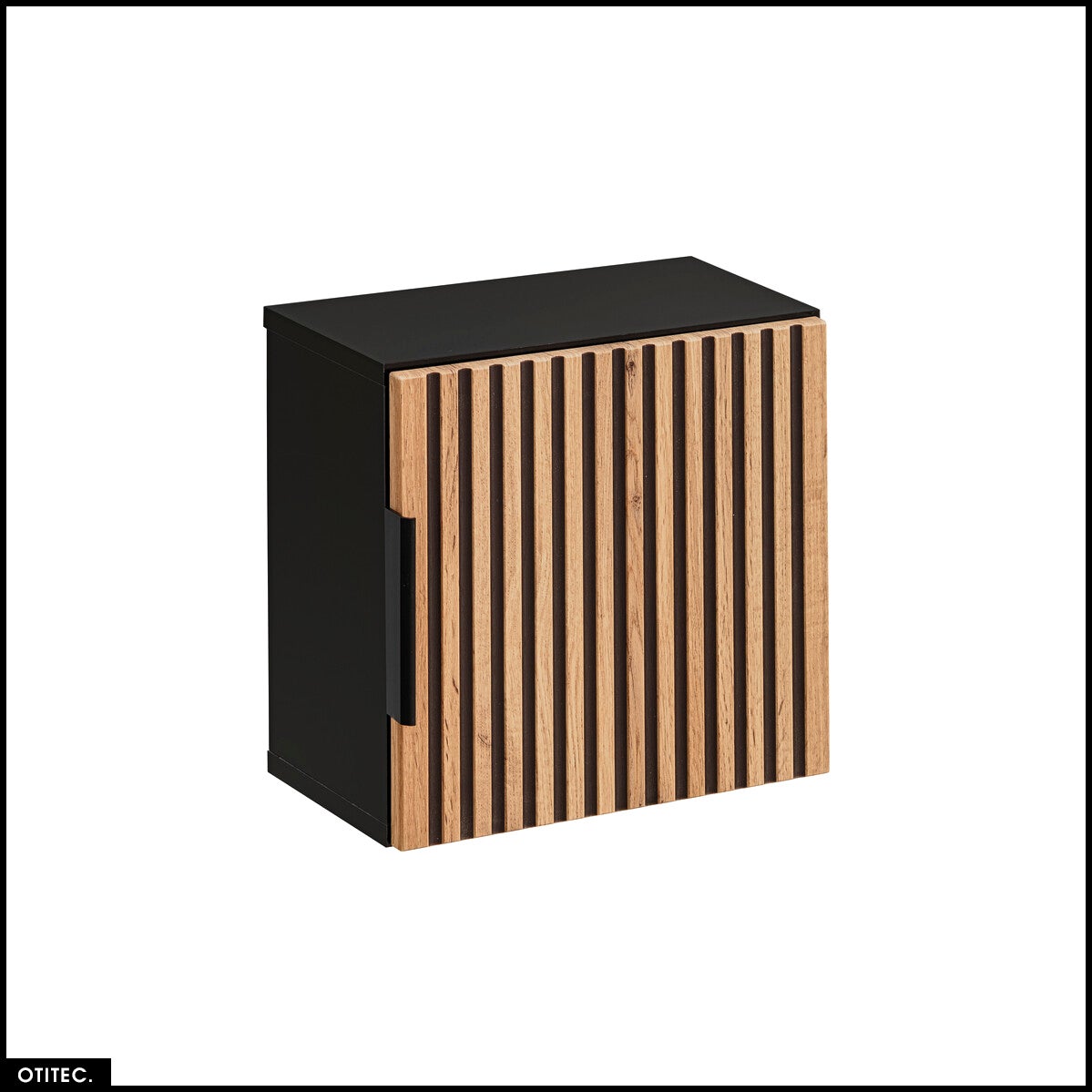 Cube de rangement - 35x35 cm - noir mat - setta