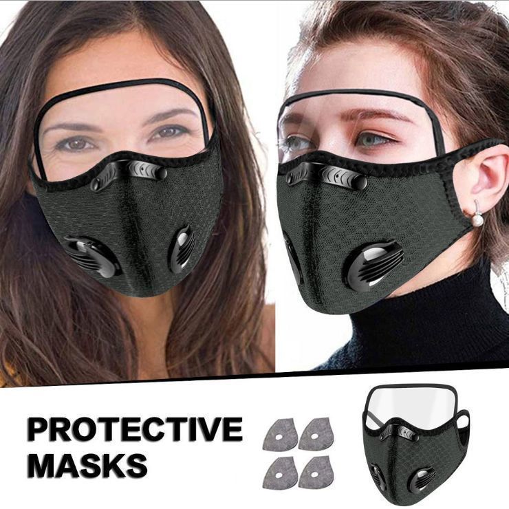 Visière de protection grise pour motos électriques, unisexe, coupe-vent, protection solaire, masque intégral. - 2