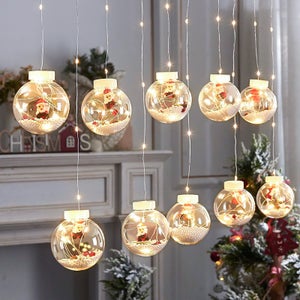 Luci LED integrate gonfiabili di Natale da 210 cm, decorazioni gonfiabili di Babbo Natale, conto alla rovescia fino a Natale | Leroy Merlin