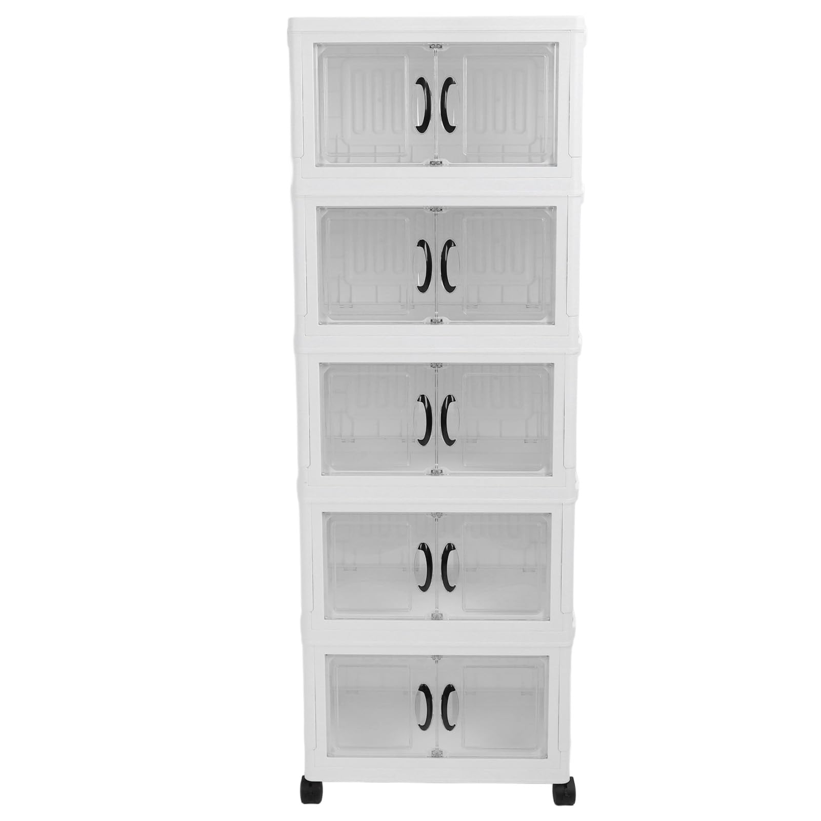 Bac de rangement empilable, organiseur de placard pliable pour les ...