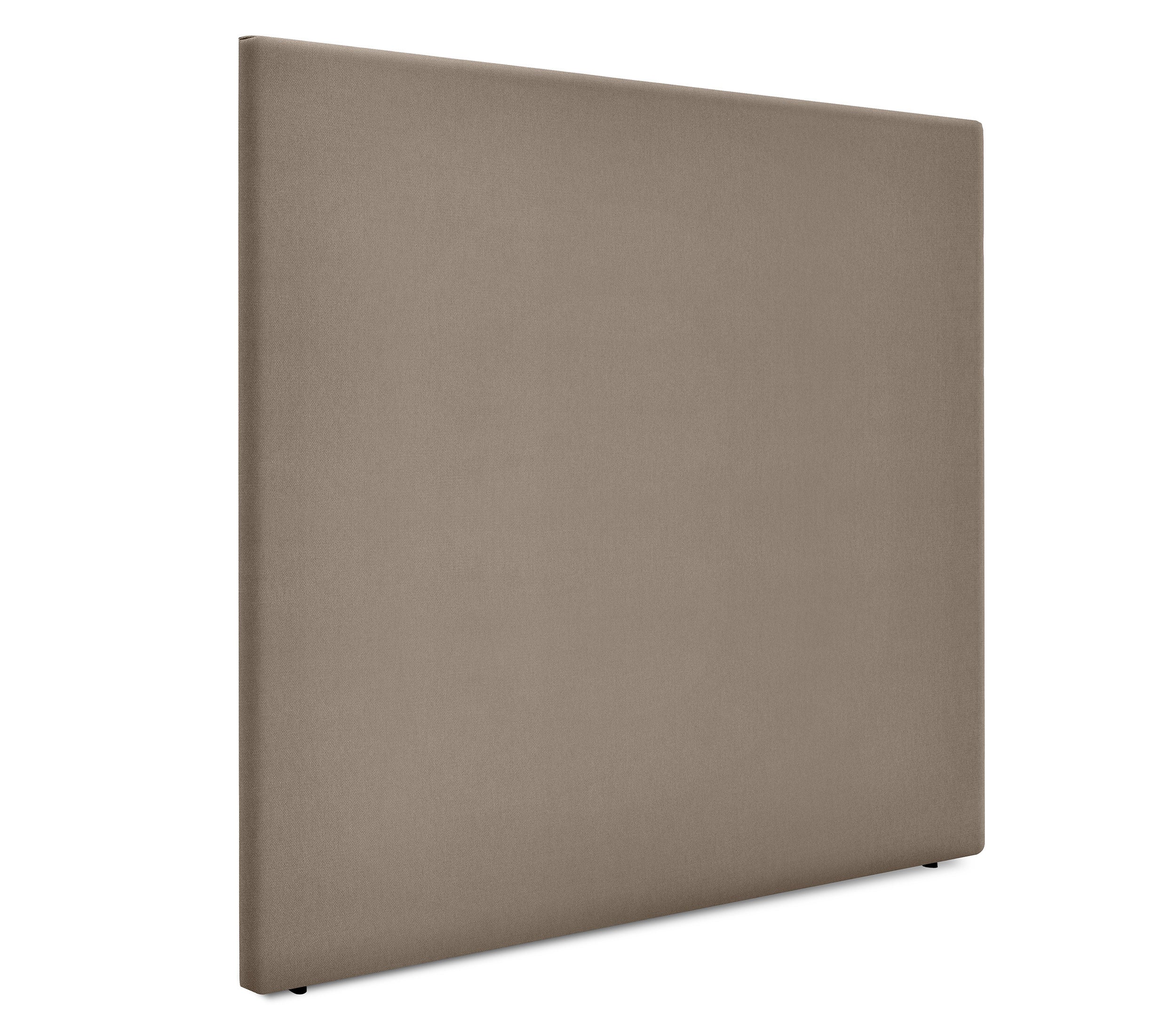Dhome cabecero de tela aqualine liso hasta el suelo 160x120cm camas 150/160 - tierra