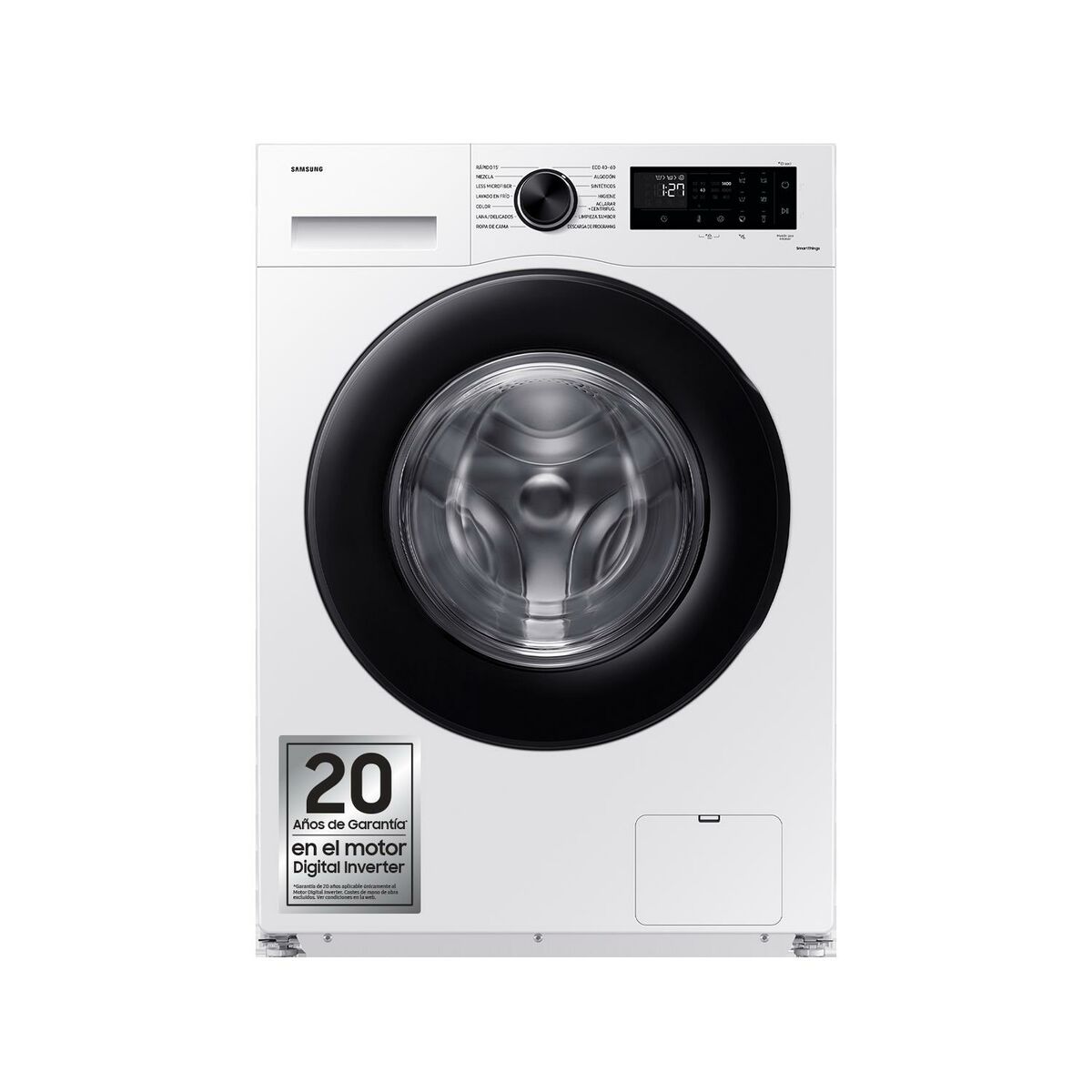 Samsung  Lavadora Ww90cgc04daeec 60 Cm 1400 Rpm 9 Kg Blanco , Leroy Merlin