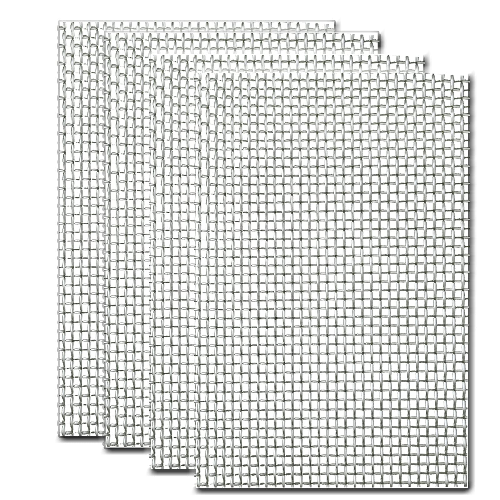 Rete metallica in acciaio inox con maglie di 3 mm, spessore filo 1 mm Rete metallica in acciaio inox con maglie di 3 mm, spessore filo 1 mm