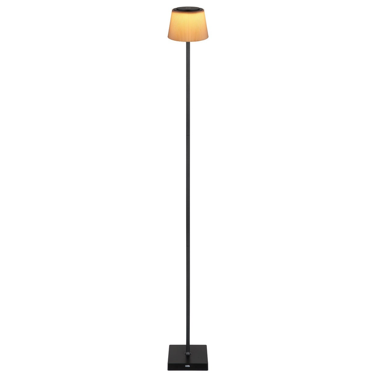 Lampadaire LED intégré noir mat, marron IP44 LED à intensité variable 3&nbsp;000-4&nbsp;000 K variateur tactile - 3