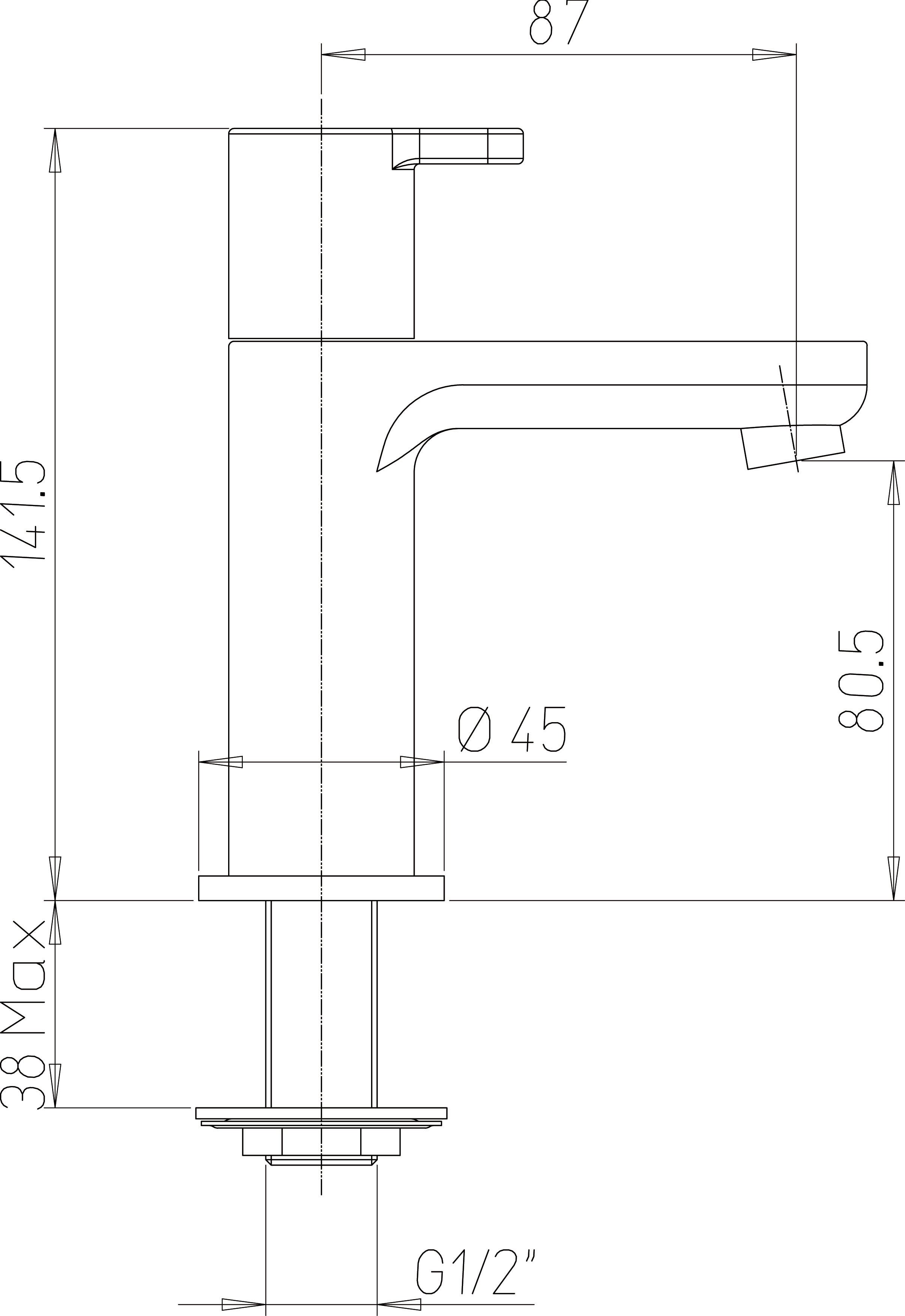 Lave-mains eau froide Hoby - 2
