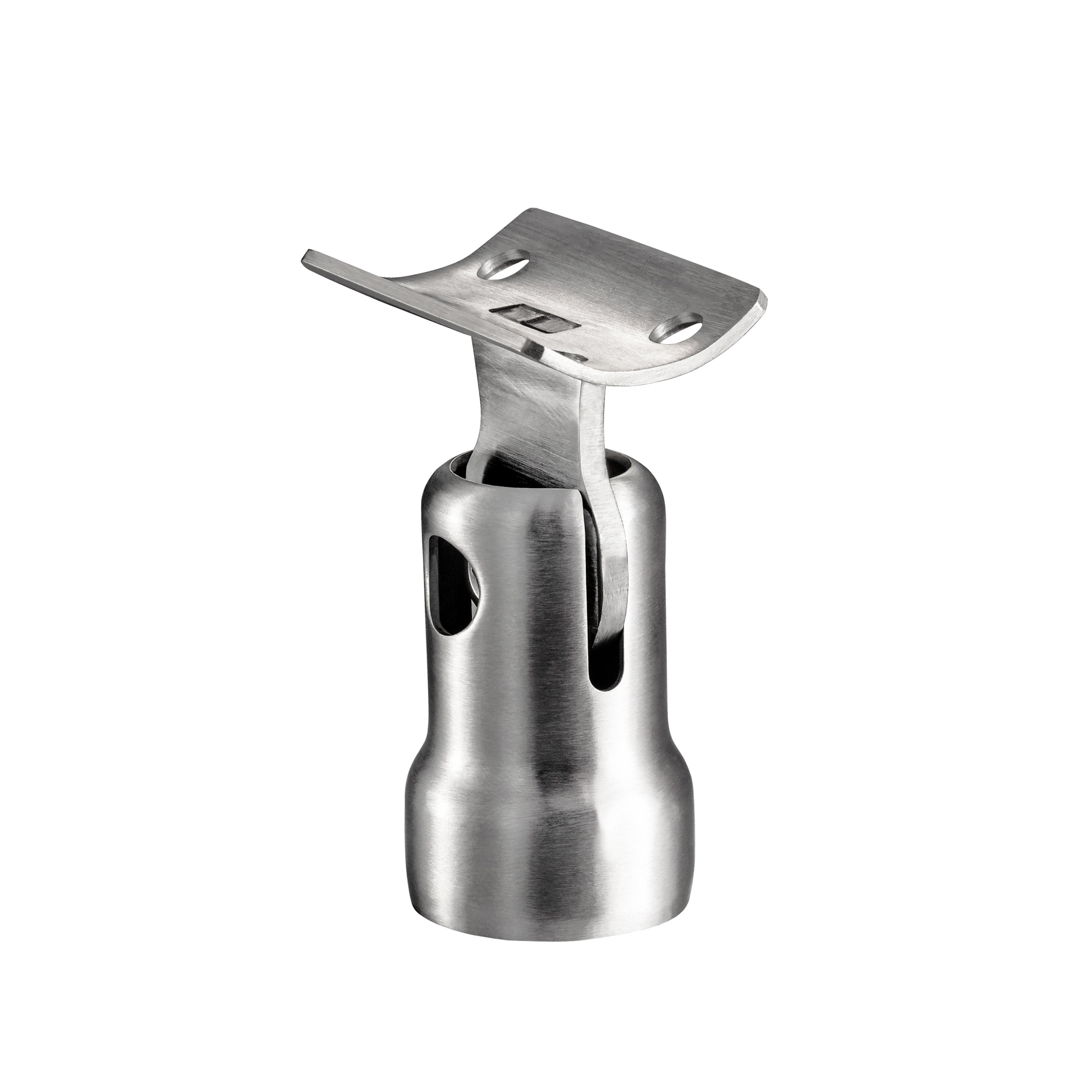 Garde-corps 200cm avec main courante, en acier inoxydable 201, pour intérieur et extérieur, garde-corps avec 3 traverses - 6