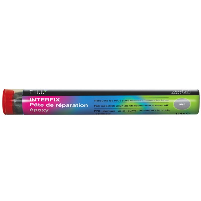 Pattex 100% Pâte à réparer multi-usages, Pâte epoxy bi-composante pour collages sur de multiples