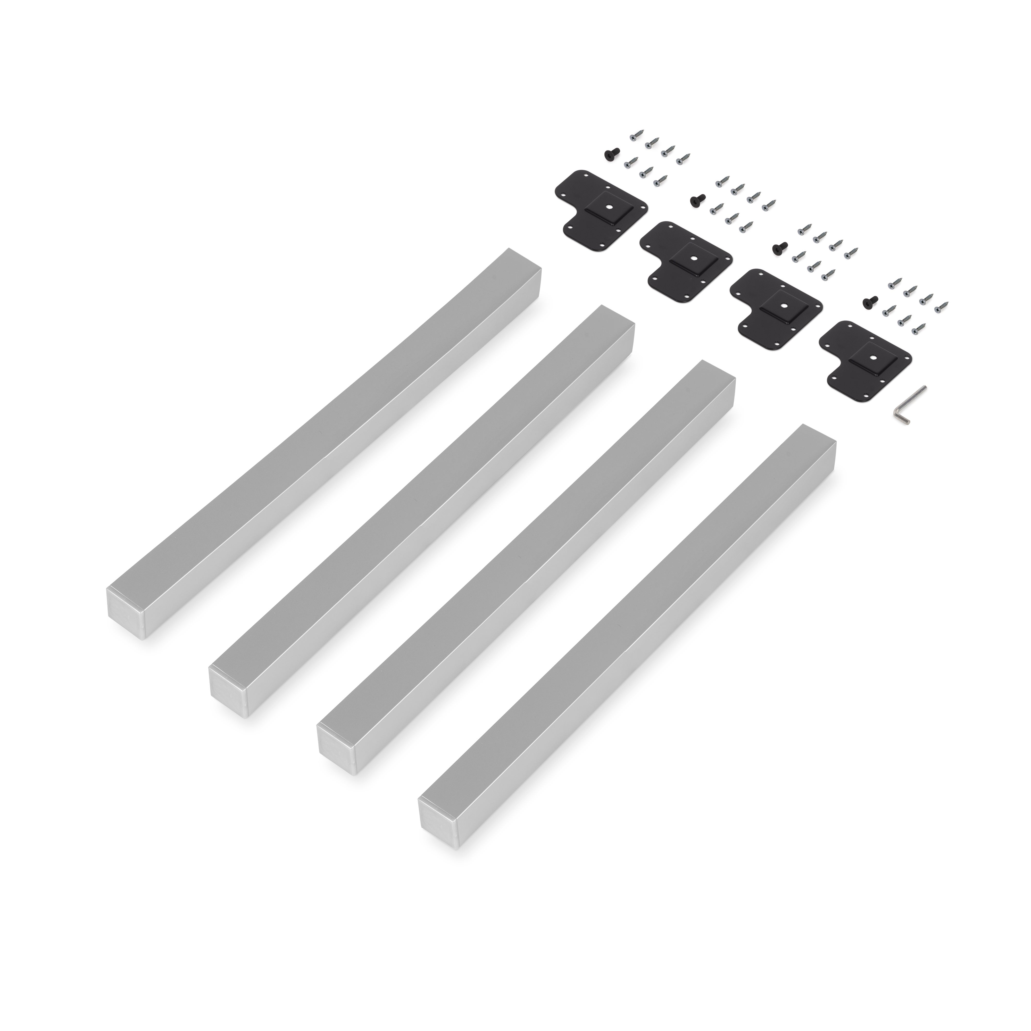Patas Cuadradas Mesa Catering 30mm Pack De 20 Patas Ajustables
