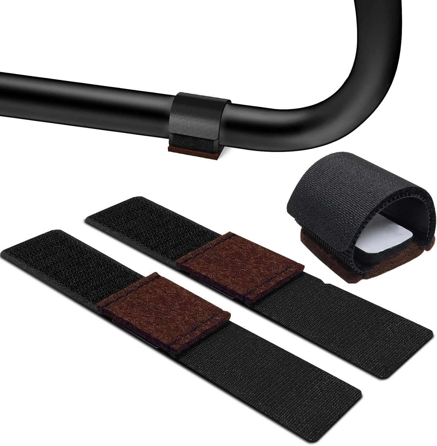 Lot De 8 Coussinets De Pieds De Chaise En PVC Noir - Protecteurs De Sol Pour Meubles - Neuf