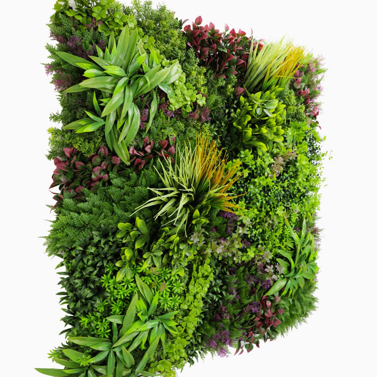 Brise vue mur vegetal artificiel 5m² Wood Color pour mur balcon cloture - 12
