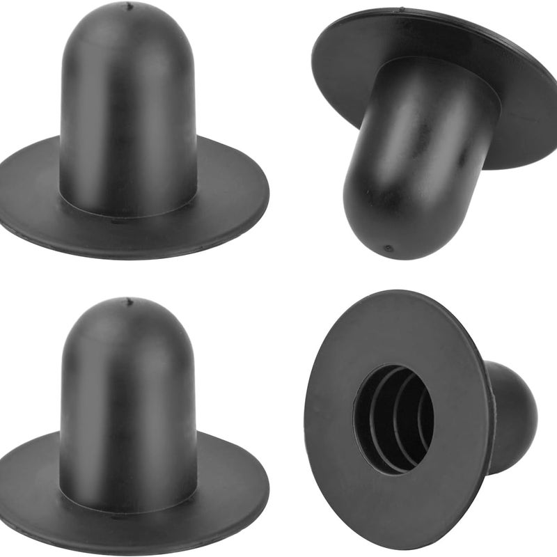 4-pak zatyczek do basenów naziemnych, akcesoria do basenów naziemnych, zatyczki do basenów naziemnych - czarne